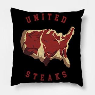 United Steaks Of America Pillow