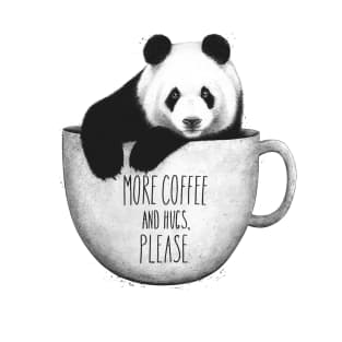 Panda with coffee T-Shirt