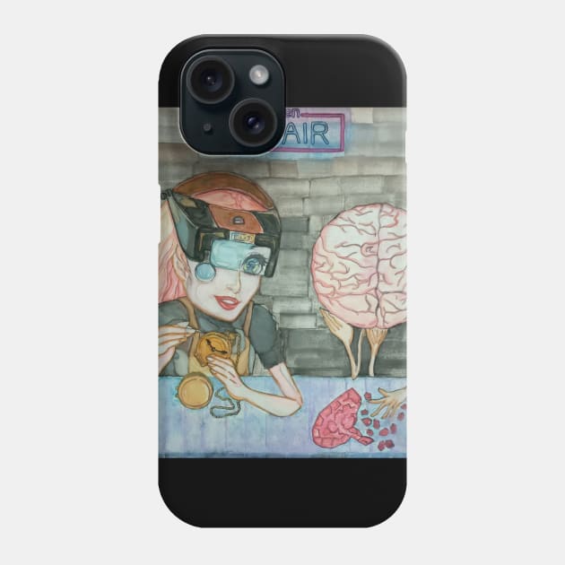 Brain Series 02 Phone Case by Wandearfull Store