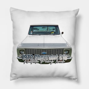 1972 Chevrolet C10 Fleetside Pickup Truck Pillow