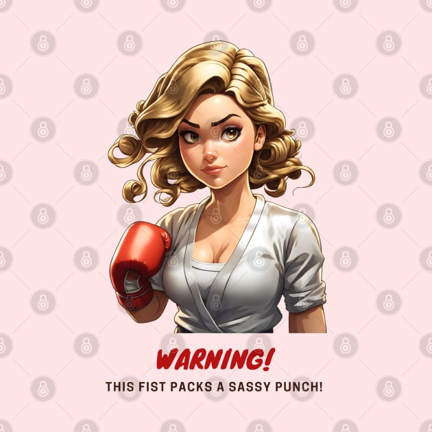 Sassy Punch Female Fighter by coloringiship