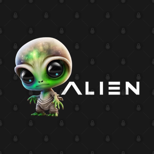 cute baby alien by chelemcfarl