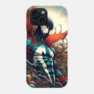 Embrace Darkness with Spawn: Legendary Art and Hellspawn Designs Await! Phone Case