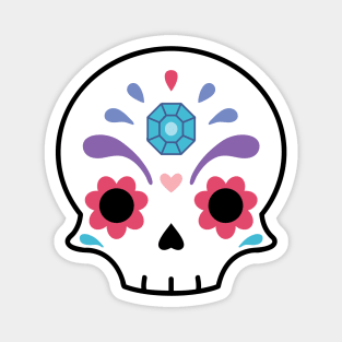 Sugar skull diamond Magnet