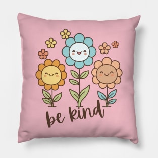 Be kind flowers Pillow