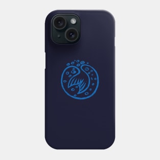 Mermaid Fin Deep Blue Soul Phone Case