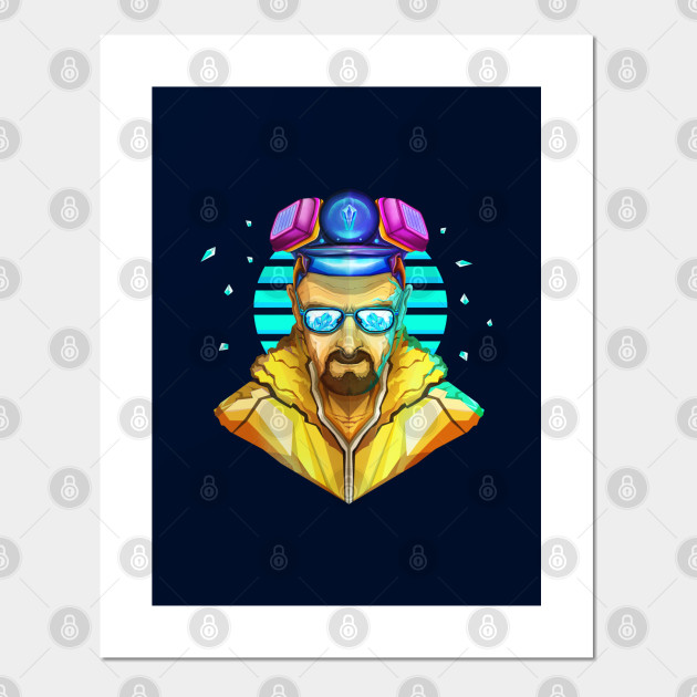 Walter White Heisenberg Breaking Bad Breaking Bad El Camino Poster E Stampa Artistica Teepublic It