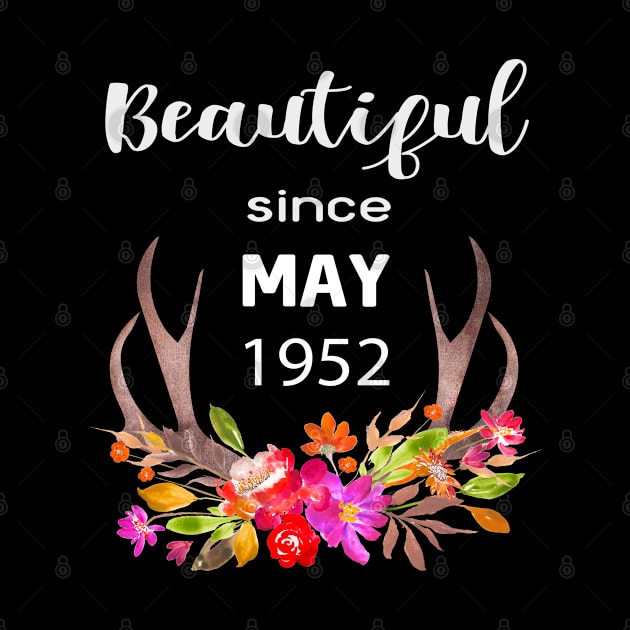 Deer Antler Elk Hunting Flower Horn Beautiful Since May 1952 by familycuteycom