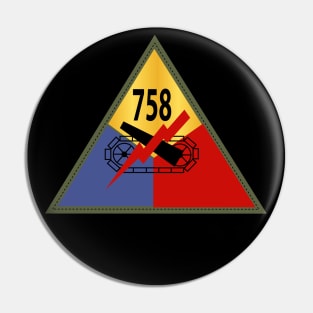 758th Tank Battalion SSI Pin