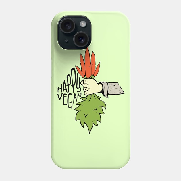 VEGAN GIFT / VEGETARIAN HEALTHY FOOD Phone Case by ReignGFX