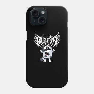 Muffin Black Bluey Phone Case