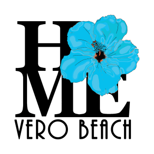 HOME Vero Beach Blue Hibiscus T-Shirt