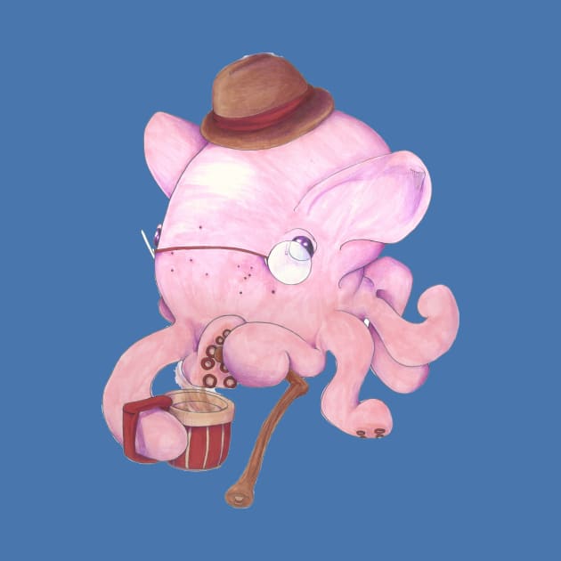 Quincey, Gentleman Octopus by FishWithATopHat