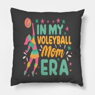 In My Volleyball Mom Era Women Mama Sport Player Pillow