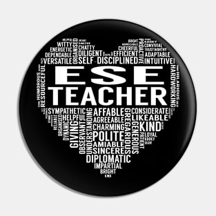 Ese Teacher Heart Pin