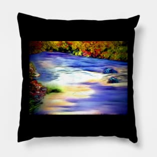 River Blue Pillow