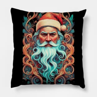 Vibrant Santa Claus Pillow