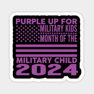 Purple Up For Military Kids Military Child Month Magnet