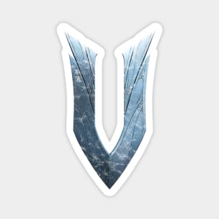 V Rising Distressed Logo Magnet