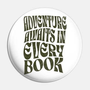 Adventure awaits in every book Pin