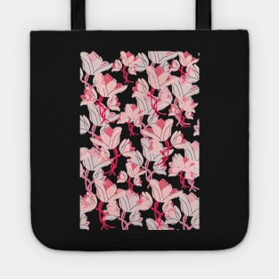 Pink flower pattern Tote