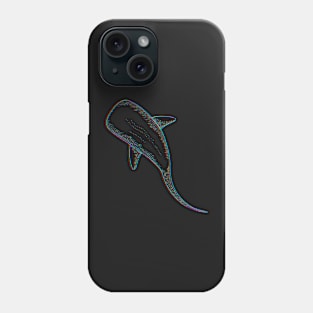 Glitchy Whale Shark Phone Case