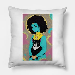 Bleu Goddess Pillow