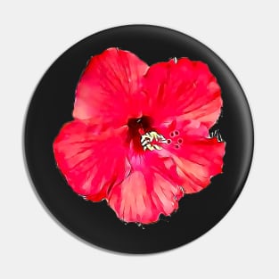 National Flower Malaysia Hibiscus Rosa-Sinensis Chinese Hibiscus Pin