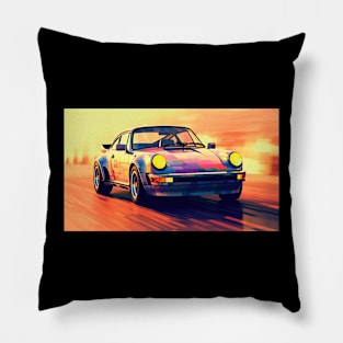 Porsche Pop Art Pillow