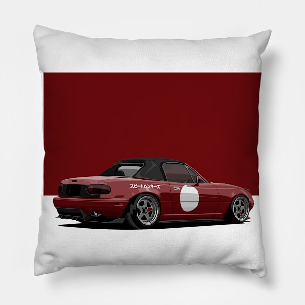 roadster Pillow by icemanmsc