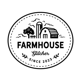 Farmhouse Stitcher - Black T-Shirt