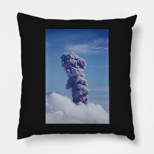 Closeup of Volcano Eruption Shot on Film Pillow