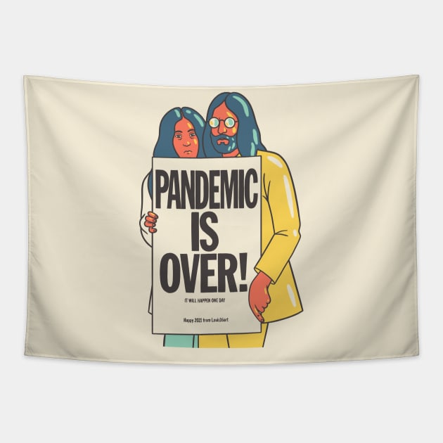 Pandemic is over Tapestry by Louis16art