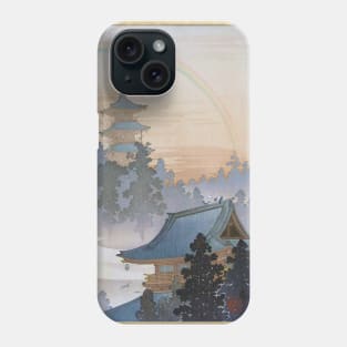 Pagoda and Rainbow Phone Case