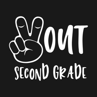 Peace Out Second Grade - Last Day of School 2nd Grade T-Shirt