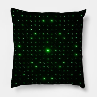 Green Neon Point Pillow