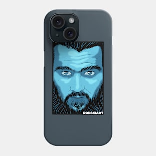 The face - blue Phone Case