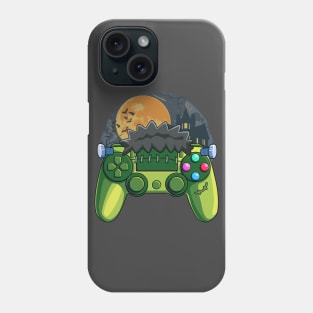 Frankenstein Video Gamer Funny Halloween Gaming Phone Case