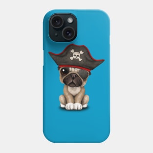 Cute Pug Puppy Pirate Phone Case