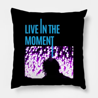 Purple Bert Live in the Moment Pillow