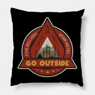 go outside Pillow