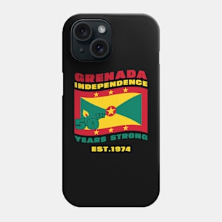 Grenada Independence Day Grenadian 50th celebration Grenada Phone Case