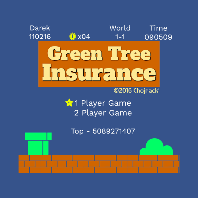 Green Tree Insurance Title Shirt 2017 by Greentreeins