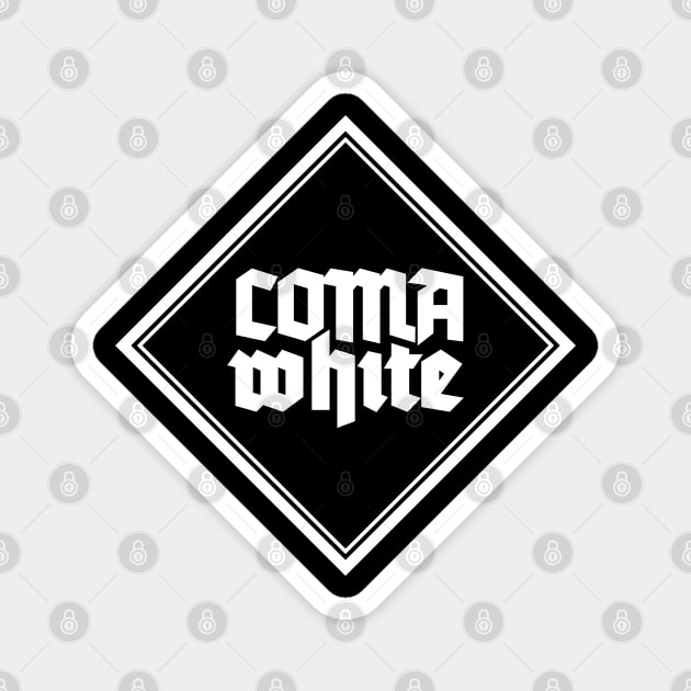 COMA WHITE Magnet by artslaves