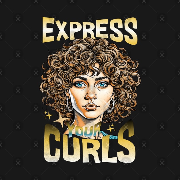 Expressing Your Curls for Curly People with Curly Hair by alcoshirts