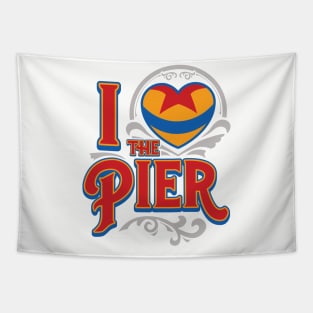 I Heart the Pier Tapestry