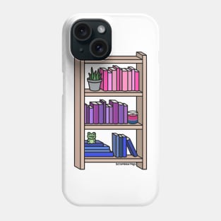 Bisexual Pride Bookcase Phone Case