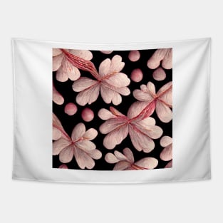 Pink Sakura Blossom Flower Pattern #3 Tapestry