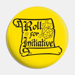 Roll For Initiative Pin