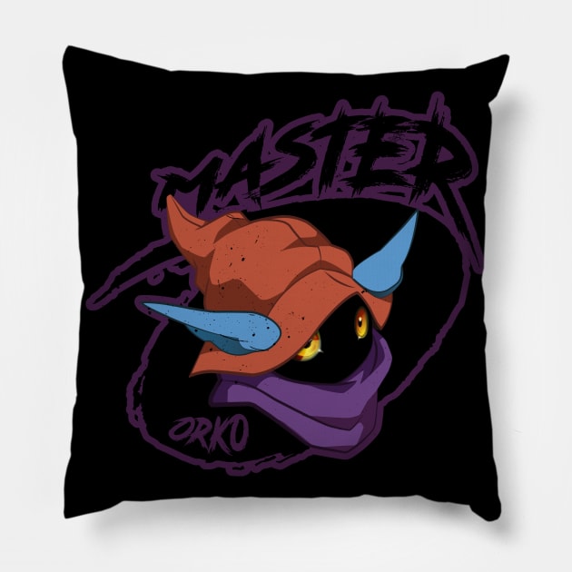 MASTER ORKO - Masters of the Universe | 1981 Pillow by SALENTOmadness